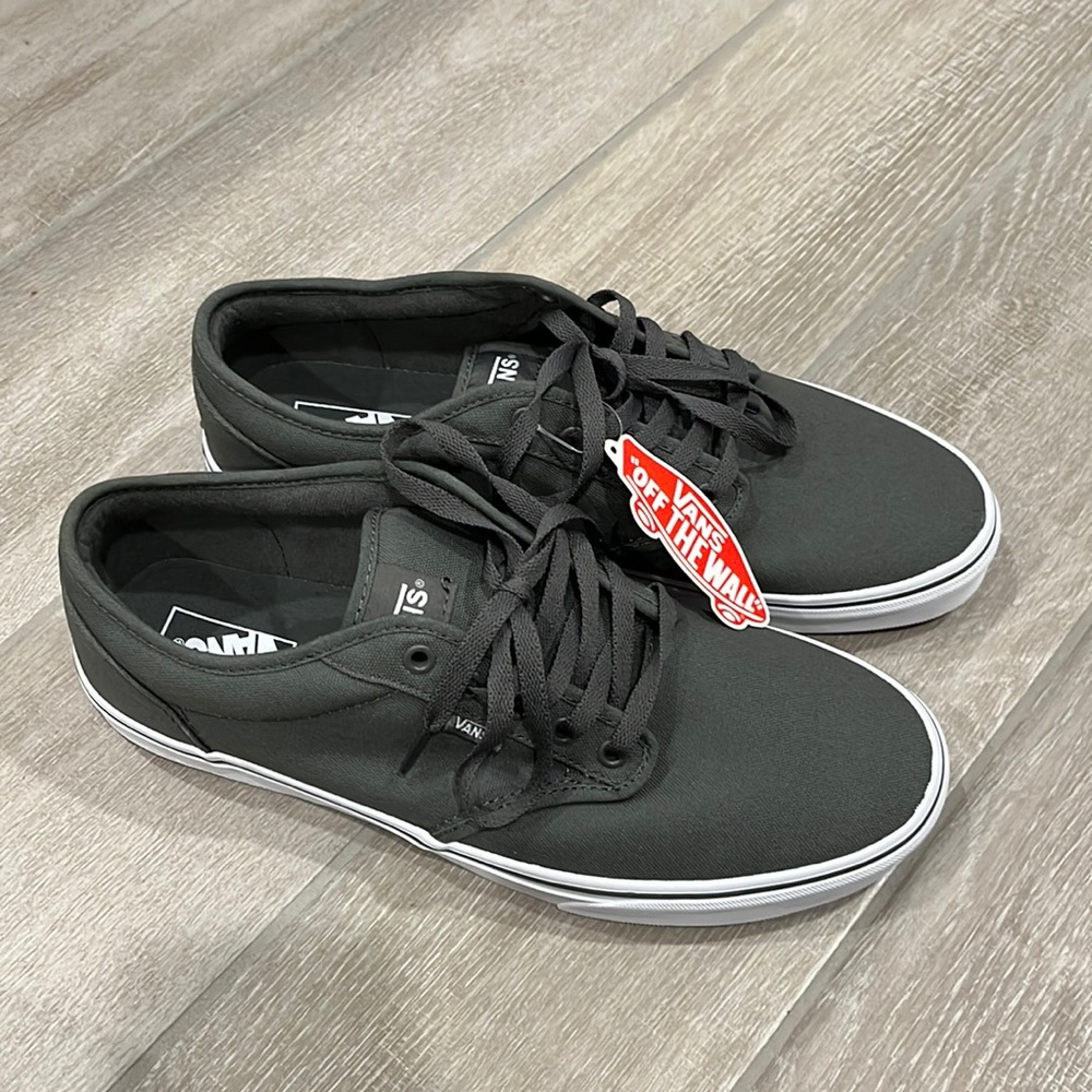 VANS low top Atwood pewter canvas gray low top mens sneaker
